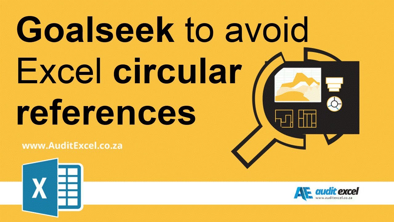 Avoid circular reference with goalseek in Excel