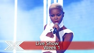 Gifty puts on a show with Fifth Harmony’s That’s my Girl! | Live Shows Week 1| The X Factor UK 2016