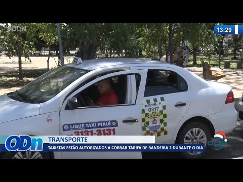 Taxistas estão autorizados a cobrar tarifa de bandeira 2 durante o dia 03 12 2021