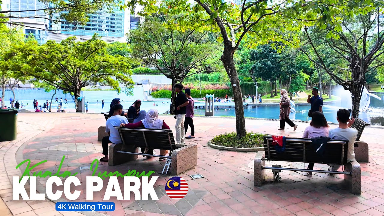 Experience on-foot exploration of KLCC Park.
