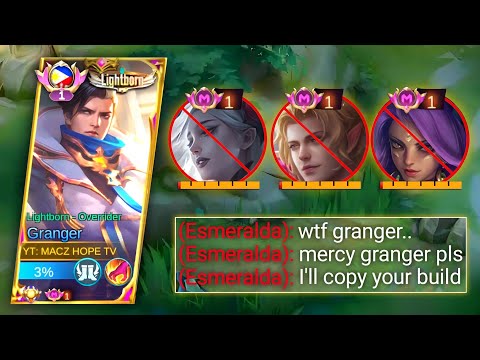 GLOBAL GRANGER SECRET TRICK TO DOMINATE THIS MAGE'S ENEMY!! | GRANGER BEST BUILD 2023 - MLBB