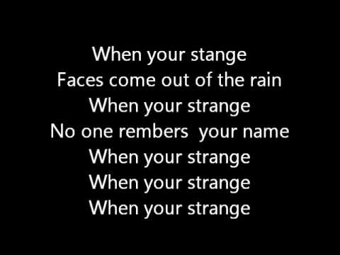 the doors people are strange lyrics