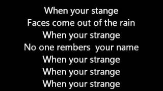 the doors people are strange lyrics