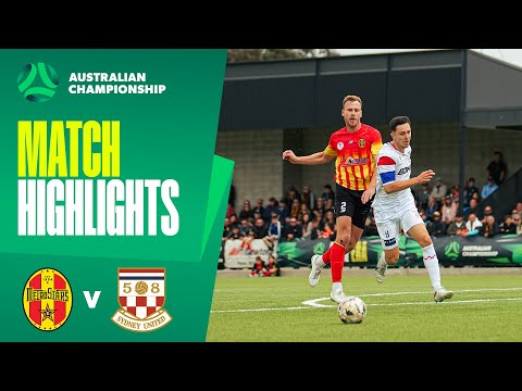 MetroStars v Sydney United | Highlights | 2025 Australian Championship Round 6