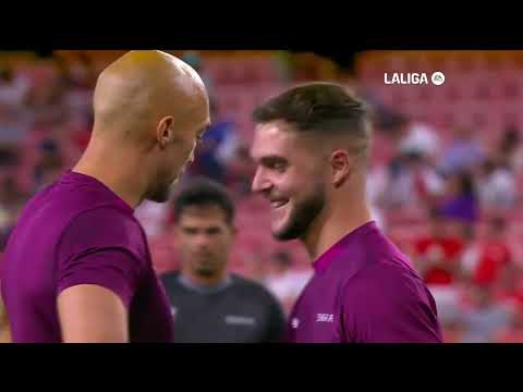 Calentamiento Sevilla FC vs Girona FC