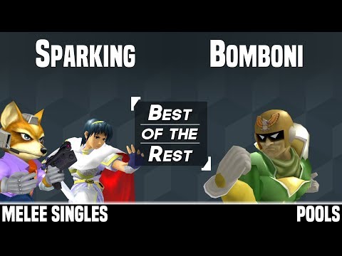 Best of the Rest 2018 - Sparking!! (Marth, Fox) vs Bomboni (Captain Falcon) - MELEE SINGLES - POOLS