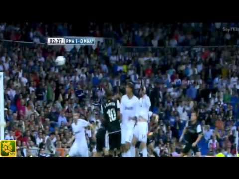 Raul Albiol Goal  Real Madrid 10 Malaga ) 08 05 2013