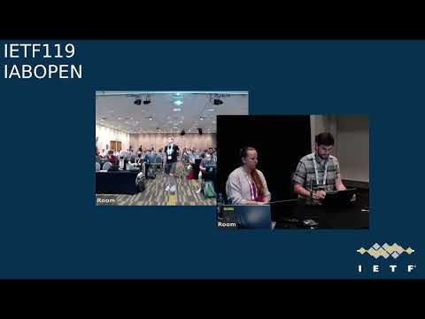 IETF 119: IAB Open Meeting (IABOPEN) 2024-03-20 03:00