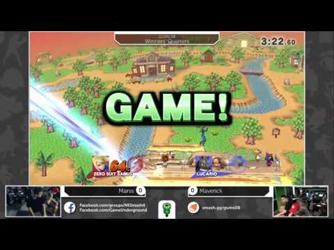 GUMS08 Singles (Winner's Quarters) - Marss (ZSS) vs Maverick (Lucario)