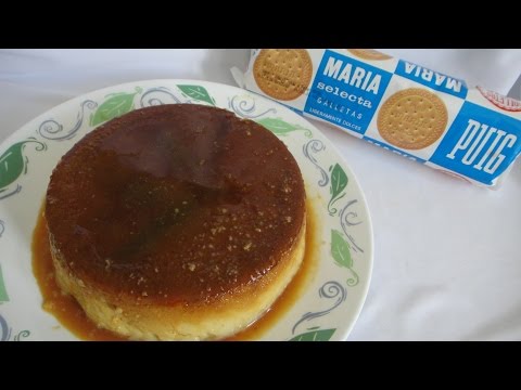 Quesillo de galleta María
