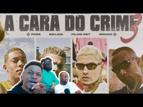 Gringos Reagem A CARA DO CRIME 3 "Brinde à Liberdade" Poze, Bielzin, Filipe Ret, Orochi 😈😂