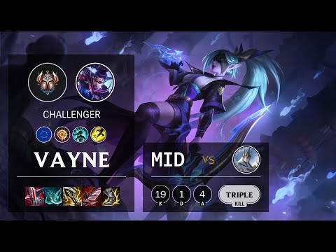Vayne Mid vs Galio - EUW Challenger Patch 11.5