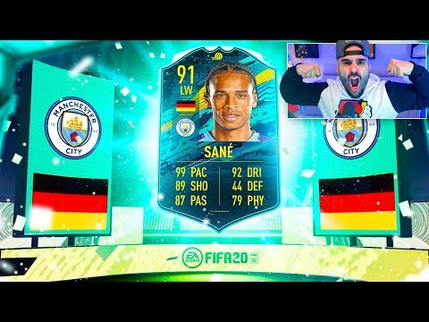 OMFG I GOT 91 LEROY SANE HE IS SO OVERPOWERED! FIFA 20 Ultimate Team