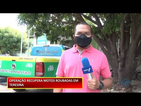 Operação recupera motos roubadas em Teresina 02 12 2020
