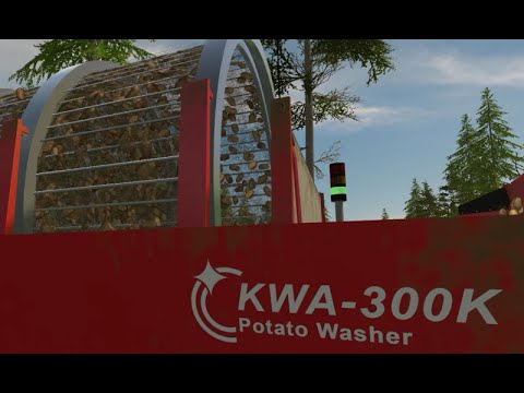 Farm Sim '15: Black Rock Valley Pt.3 - Washing Potatoes!!!