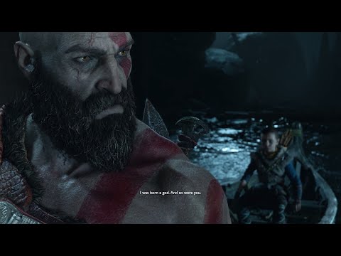 God of War 4 - Kratos Reveals To Atreus He's a God From Sparta (God of War 2018) PS4 Pro