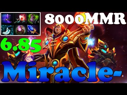 Dota 2 - 6.85 : Miracle- Plays Invoker vol 17 - Pub Match Gameplay