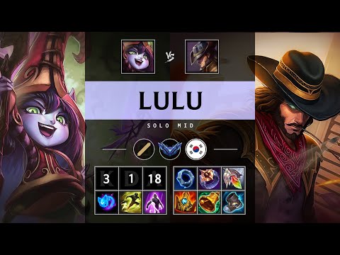 Lulu Mid vs Twisted Fate - KR Diamond Patch 25.05