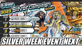 Hakuba, Trebol, Judge RATE UP ☝️Silver Campaign Frag Banner Next | One Piece Bounty Rush OPBR