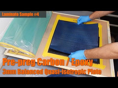 Laminate Sample #4: Prepreg Carbon Plate with Quasi-Isotropic Balanced and Symmetrical Laminate