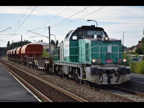 #15: SNCF Fret Class BB 60000 No. 460021 passes Béthune (30/07/18)