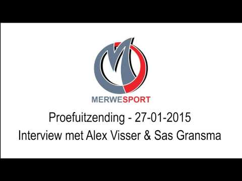 MerweSport - 27-01-2015 - Interview met Alex Visser & Sas Graansma