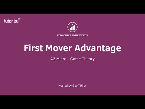 First Mover Advantage I A Level and IB Economics