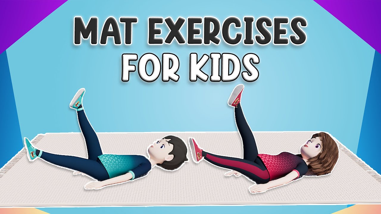 Kids Exercise Using Yoga Mats | 20-Minute Fun & Easy Workout Routine for Children! 🧘‍♀️
