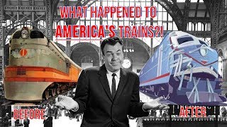 What Happened to America&#39;s Passenger Trains?! The Truth - from Class to Crap!