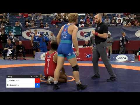 97 Kg Consolation Jonovan Smith Unattached Vs Evan Hansen Viking Wrestling Club