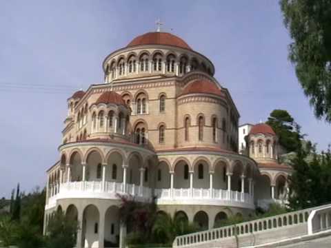 Agios Nektarios church, Aegina island, Greece