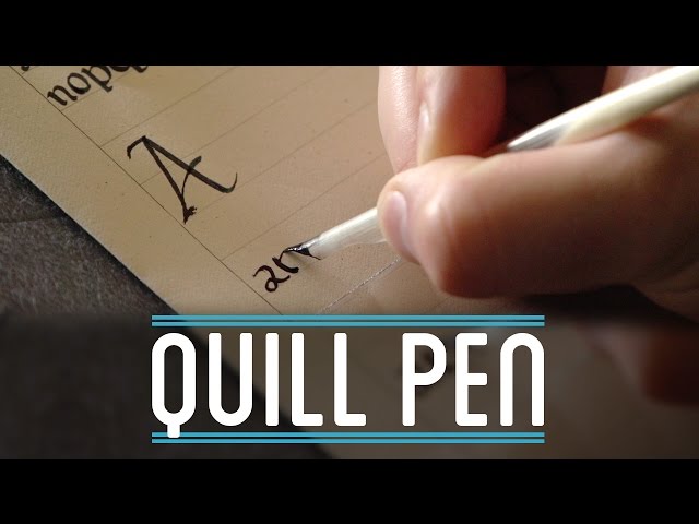Vídeo relacionado con Quill Pen Set Pluma Escritura Dip Pen Sello Estudiantes Profesor Caligrafía Antigua Regalo Vintage (Negro)