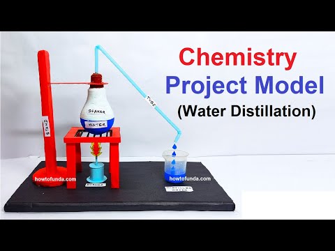 distillation of water working model for science exhibition diy howtofunda