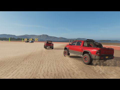 2017 RAM Rebel TRX Concept - Forza Horizon 4 | Thrustmaster T300RS | Titan Race Gameplay