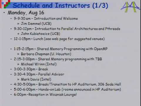 Par Lab Boot Camp @ UC Berkeley - Introduction