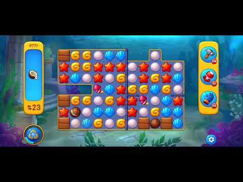 Fishdom level 9771 no boosters フィッシュダム ノーマル