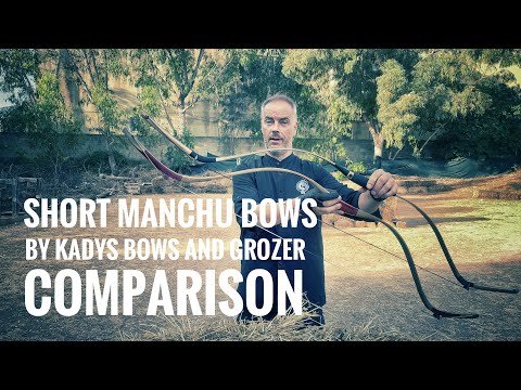 Short Manchu Bows by Kadys Bows and Grozer - Comparison