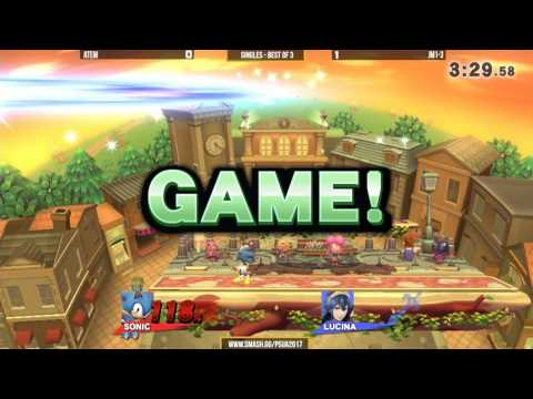 PSUA2017  Atem (Sonic) vs JM1-3 (Lucina)   Winners Round    Smash 4 Singles