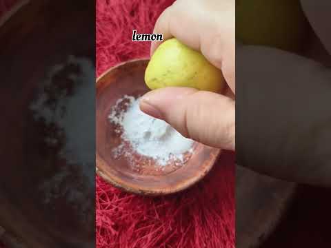 Baking soda & Lemon mask #brightening #lighting #skincare #viral #shots