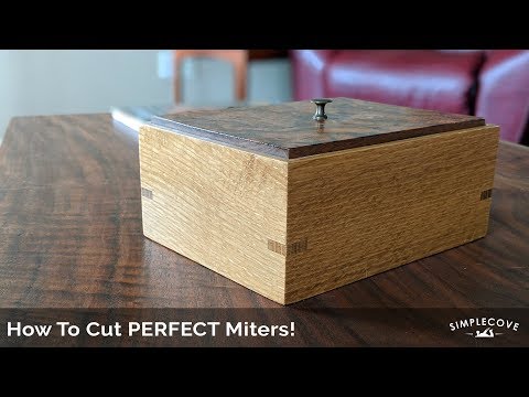 How To Cut Perfect Miters For Picture Frames And Boxes