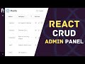 Build React CRUD Admin Panel With Ant Design Refine Tutorial React Admin Crash Course