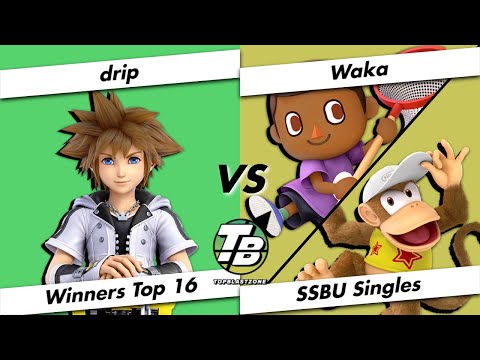 Top Blastzone 8 Winners Top 16 - drip (Sora) Vs. BIG | Waka (Villager/Diddy Kong) - SSBU
