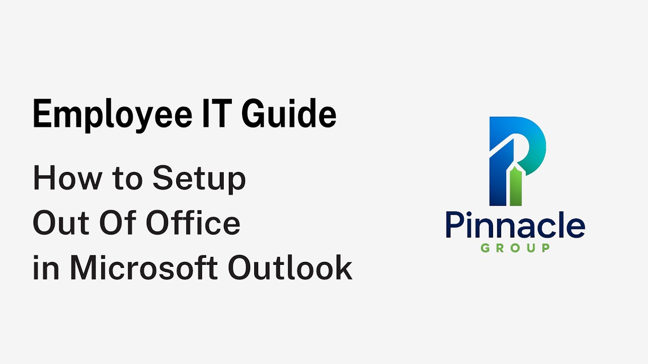 Setting Up Out-of-Office Replies