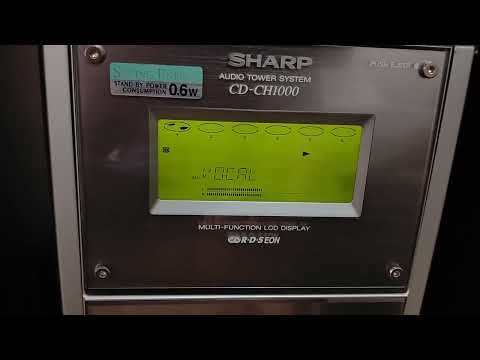 SHARP CD-CH1000 AUDIO TOWER SYSTEM