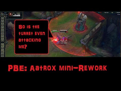 [PBE] Aatrox Mini-Rework