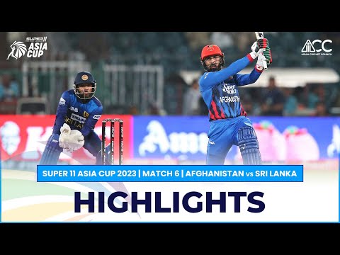 Super11 Asia Cup 2023 | Match 6 | Afghanistan vs Sri Lanka