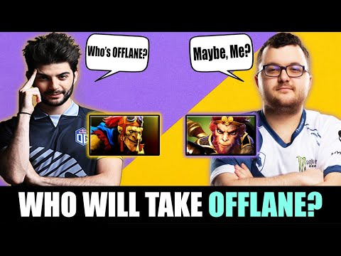 The Two Best OFFLANER in HISTORY met in RANKED - Who will take OFFLANE?! DOTA 2
