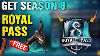 HOW TO BUY SEASON 8 ELITE ROYAL PASS IN PUBG MOBILE ! GET FREE UC CASH