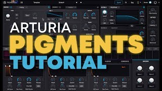 Video thumbnail for Arturia Pigments wavetable synth tutorial & overview by once upon a synth