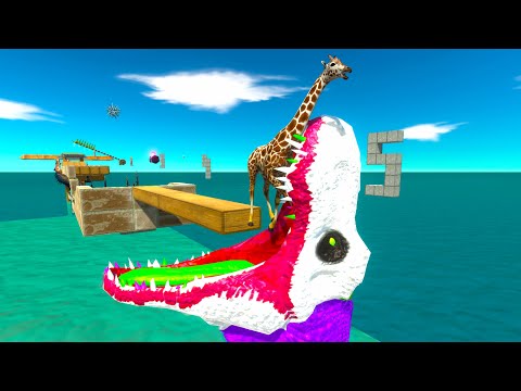 Who can Escape from 5 Dangerous Levels? - Animal Revolt Battle Simulator